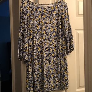 Old navy 3/4 sleeved floral dress